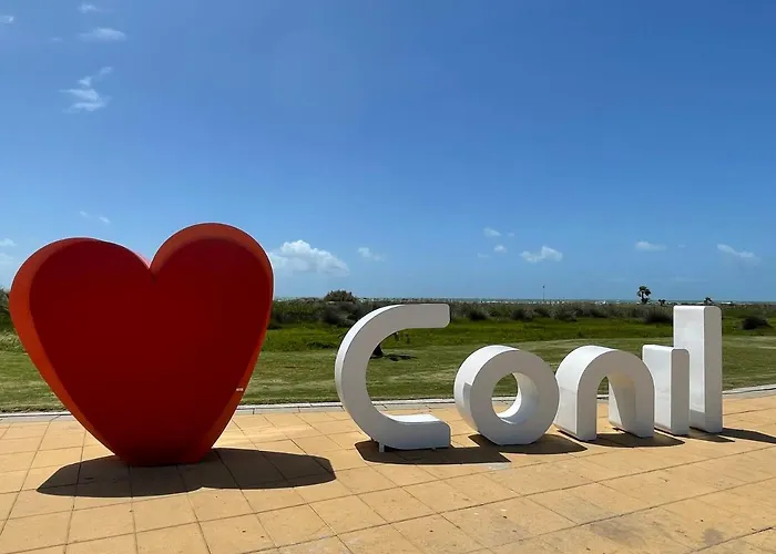 아파트 Conil Centro Y Playa, Descanso Perfecto, Con Aire Acondicionado Y Wifi